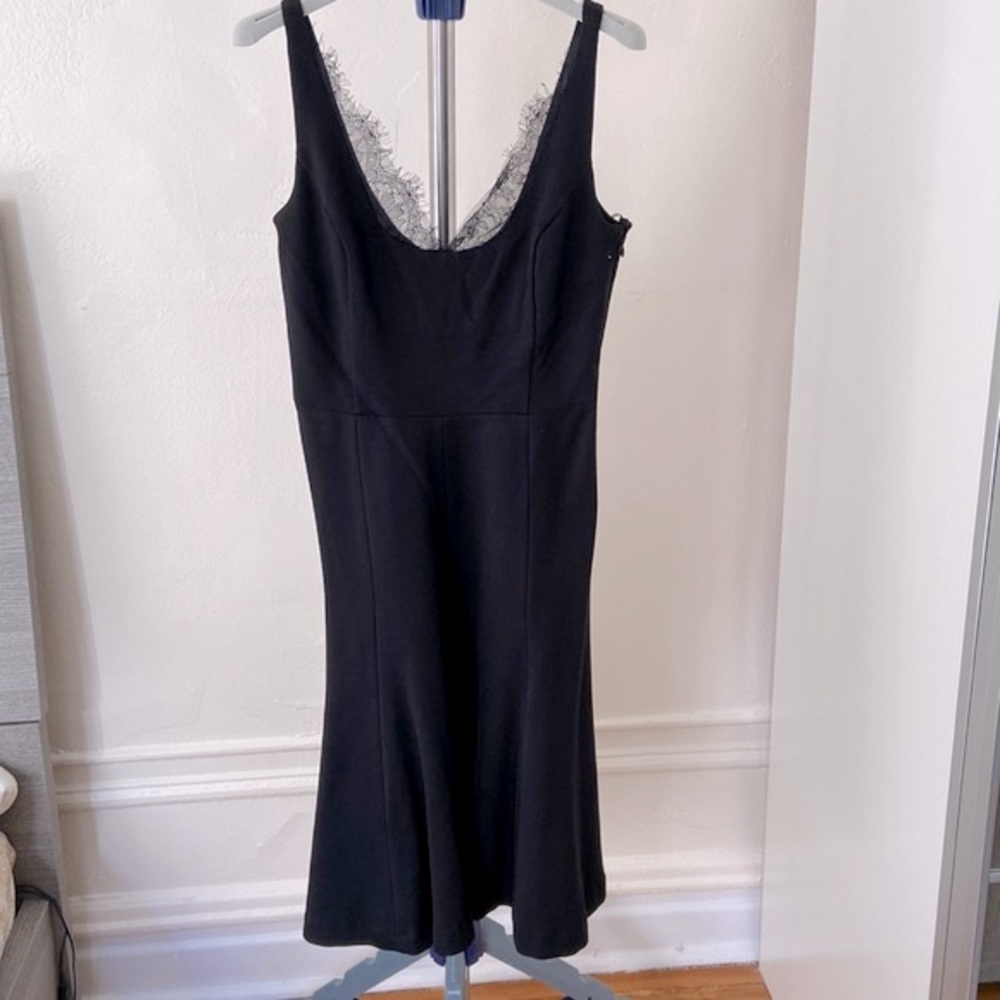 Altuzarra for Target Lace Trim Black Dress